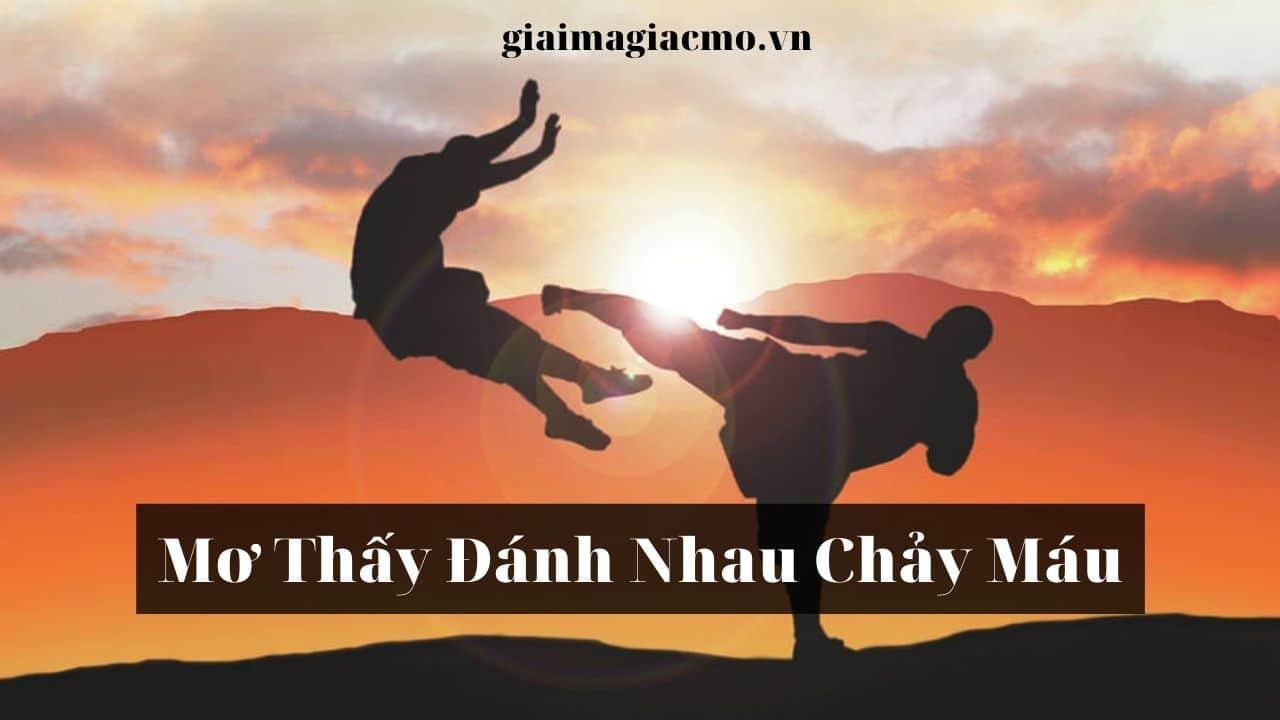 mơ thấy đánh nhau chảy máu