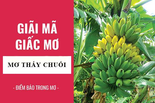 Nằm mơ thấy chuối chín đánh đề con gì?