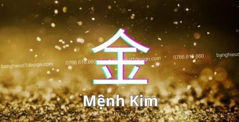 Mệnh Kim đặt tên bảng hiệu như thế nào