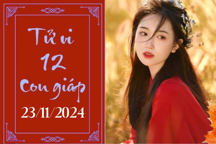 Tử vi 12 con giáp hôm nay ngày 23/11/2024: Dần khó khăn, Mão căng thẳng