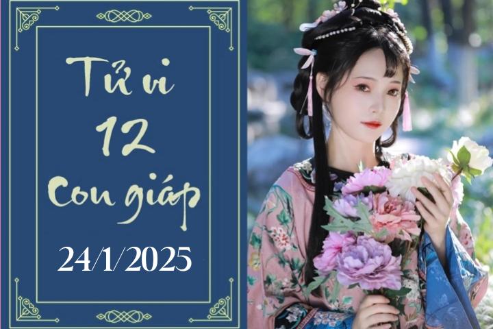 Tử vi 12 con giáp hôm nay ngày 24/1/2025: Tỵ tiêu cực, Mùi thuận lợi