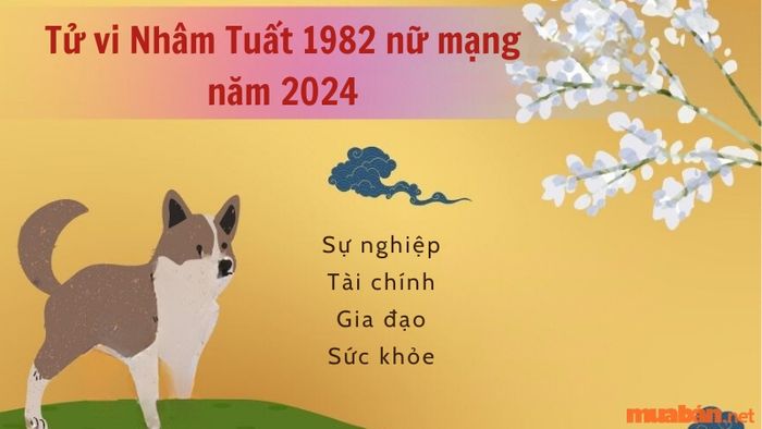 Tử vi nữ mạng Nhâm Tuất 1982 cho năm 2024