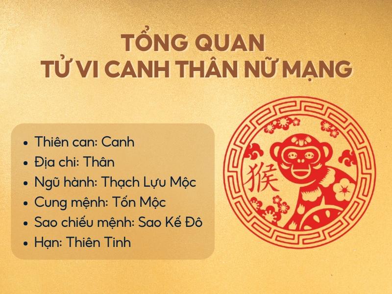 Tổng quan tử vi tuổi Canh Thân năm 2025 nữ mạng