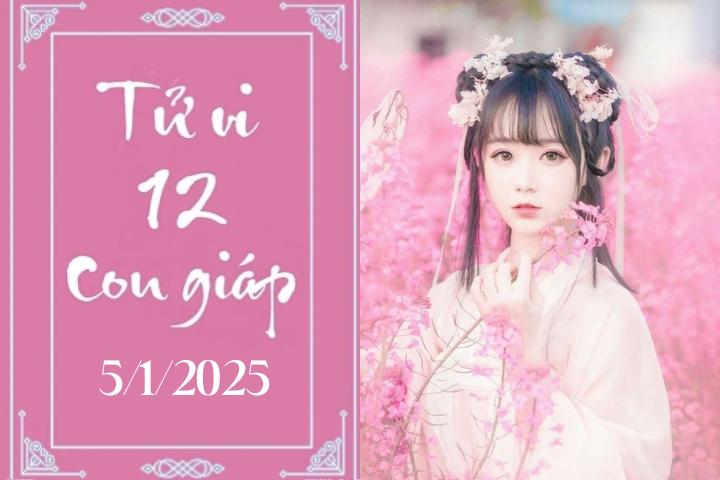 Tử vi 12 con giáp hôm nay ngày 5/1/2025: Tý thuận lợi, Dậu phát triển